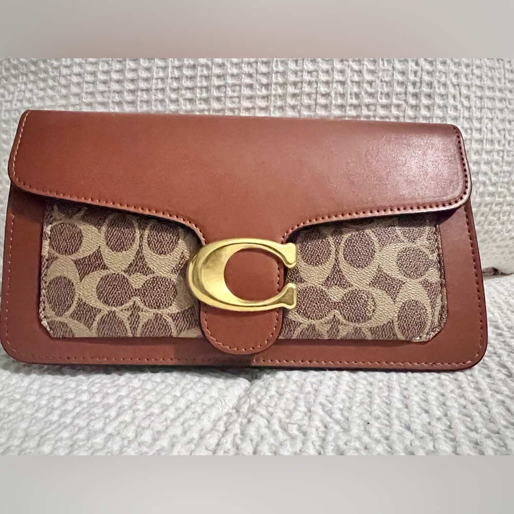 Coated Canvas Signature Tabby Shoulder Bag 26